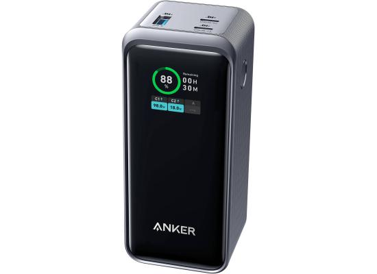 Anker 735 Prime 20,000mAh 200W Power Bank, 65W USB-A Single-Port Max, Smart Display, Active Shield 2.0, Ultra Compact Dynamic Power, 3.0 Power Delivery, 100W 2 USB-C Port, Black